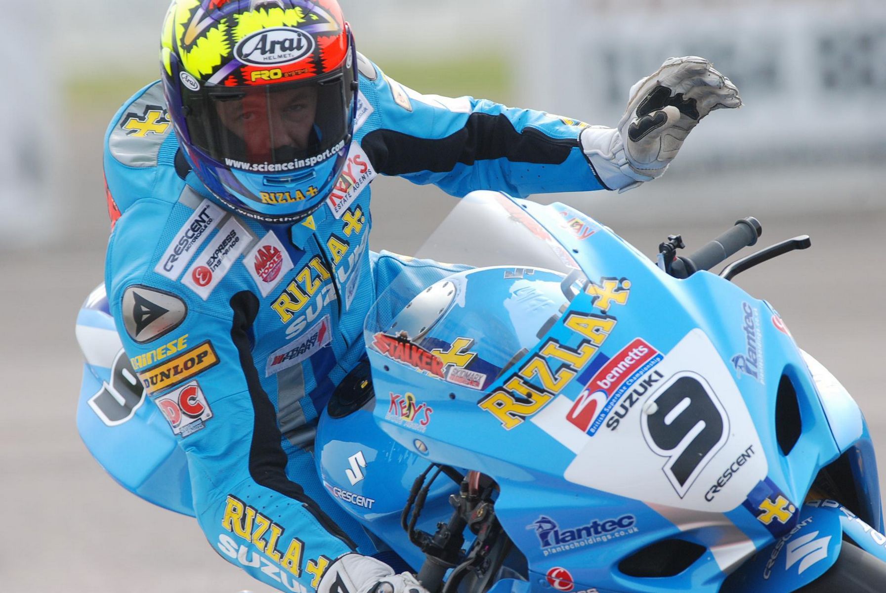 2007 British Super Bikes at Thruxton